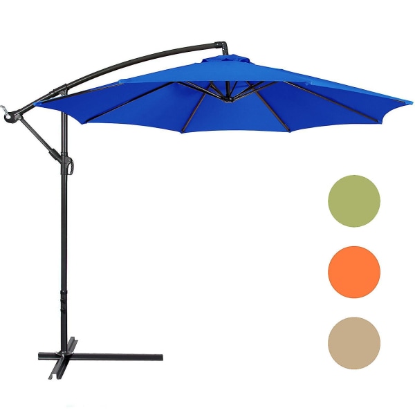 Ersättningstyg Trädgårdsparasoll Canopy Cover för 3m 6/8x Arm Paraply [FW] Orange 300cm x 8k