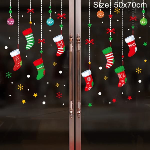 Juletog Vindusdekorasjoner 2023 God Jul Navidad Dekor