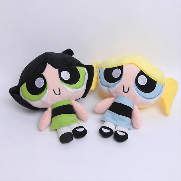 3 kpl / sarja 20 cm Cartoon anime Powerpuff plussilelut, runsaat kukat, voikukka, kuplat, plussilelut, lahjat lapsille