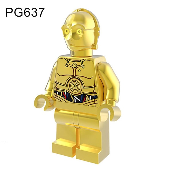 Superhelt Mr Gold Imperial Stormtrooper Iron Man Samle Byggeklosser Leke