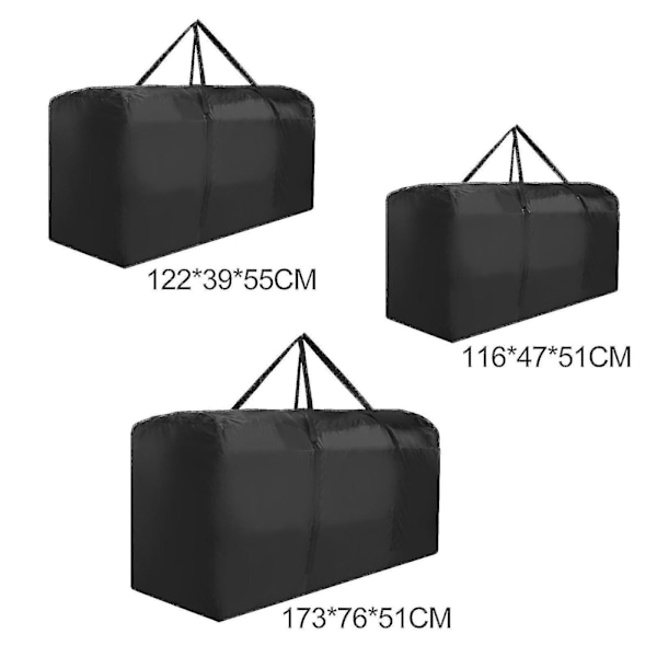 Oppbevaringspose for juletre, stor og robust, med forsterket håndtak (FWW) 122*39*55CM