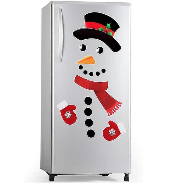 Julkylskåpsmagneter Snögubbedesign 1 Set med 5
