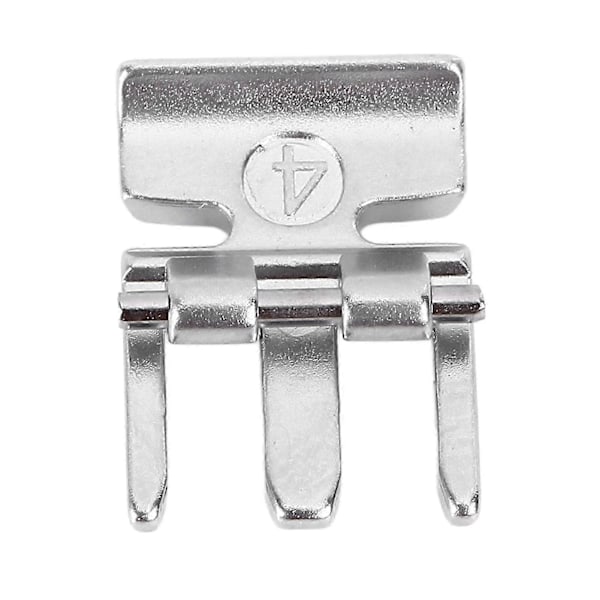 Snap-On lynlåsfod i rustfrit stål til PFAFF symaskine IDT lige lynlåsplacering holdbar konstruktion (W)