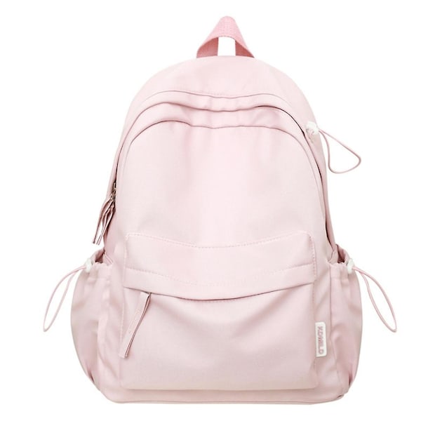 Trendy Japansk-inspirert Ryggsekk Skolebokveske Nylon Reise Laptop Ryggsekk [DB] Pink