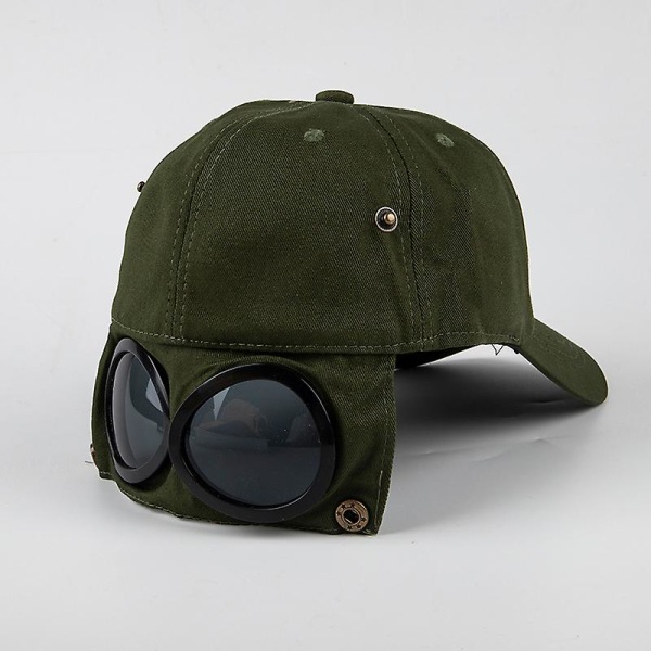 Hatt Sommarglasögon Baseballkeps Kvinnlig Unisex Solglasögon Kepsmännlig Baseballkeps {FW} Green 1 Pcs