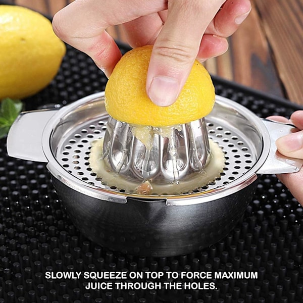 Citruspresse Manuel Citronpresser Rustfrit Stål 304 Multifunktionel Appelsin Håndpresser (W)