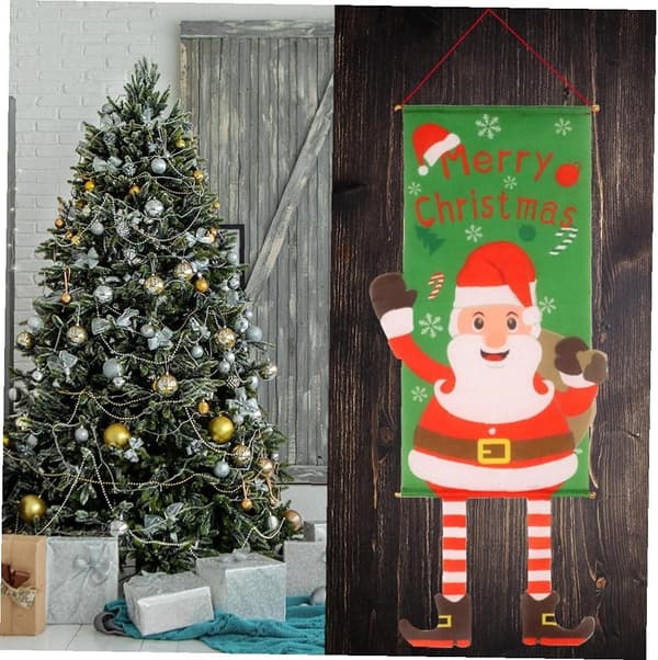 God Jul Veranda Hengende Banner 12 Stykker Dekor