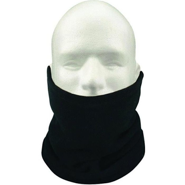 Basic fleece halsvarmer - Sort (Fww) Noir