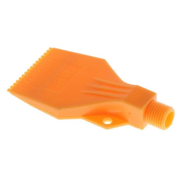 Plastikdyse med 1/4\"-stik og udvendigt gevind, til udretning (w)