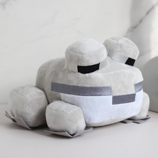 Minecraft Live Min Värld Spelkub Froge Figur Plysch Leksak [fw} Grey