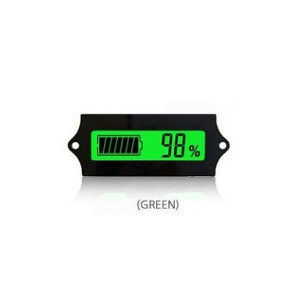 12v/24v/36v/48v Batterikapacitetsindikator LCD Multifunktionell Litiumjon Batterikapacitetsnivåindikator Voltmeter [FW]