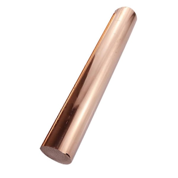 5 kpl Kuparitanko - Pyöreät tangot puhtaista metalleista 8 x 100 mm materiaalin P (W) vertailevaan tutkimukseen