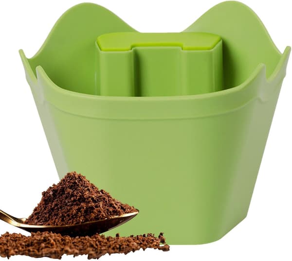 Multifunktionel non-stick beholder til opsamling af kaffegrums. Bruges til at opbevare, komprimere og opsamle kaffegrums. (W)
