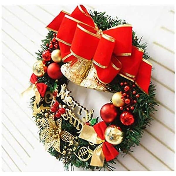 Julepynt Krans Ring, Plastik, 30cm