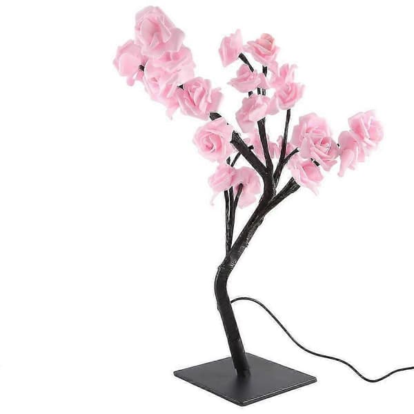 LED-belyst juleroselys Nattlampe USB-drevet