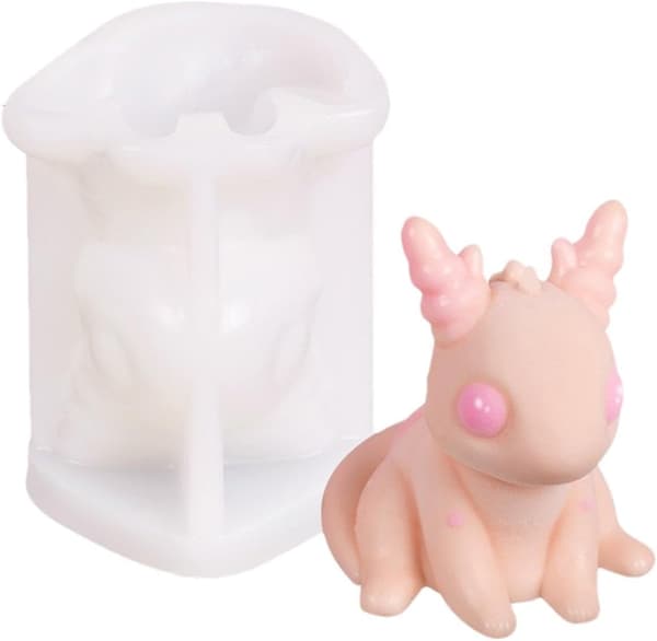 3D Drage Lysform, Nem Frigivelse, Håndværksform til Lys, Chokolade, Aromaterapi Sæbe og Lotion Bars. (W)
