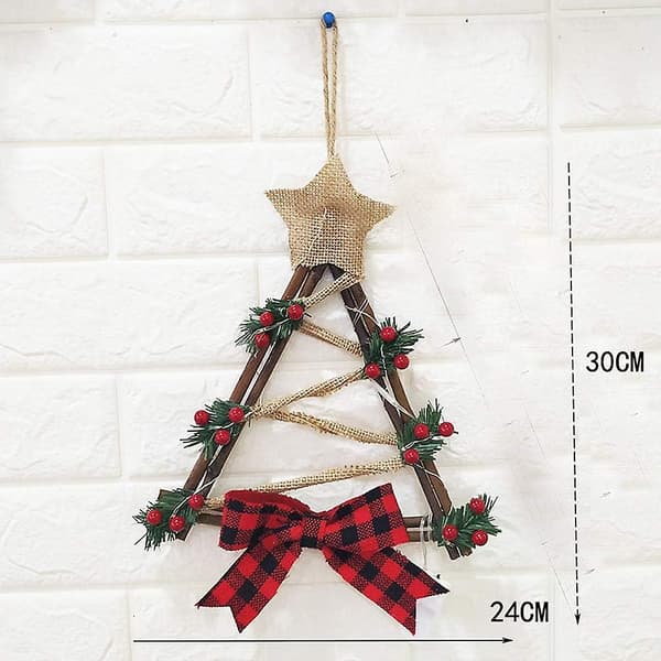 Julkransar för heminredning - 30 cm diameter, konstgjord vintergrön