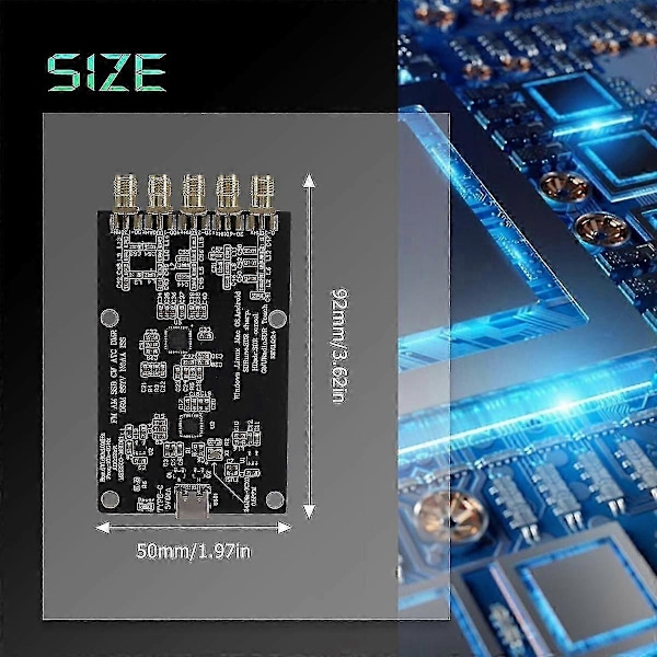 Rsp1 Msi2500 Msi001 Yksinkertaistettu Sdr-vastaanotin 10khz-1ghz Radioamatöörilähetin-vastaanotin Moudle Circuit Diy El (W)