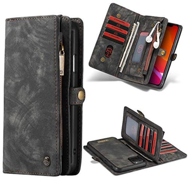 caseme 008 iPhone 15:lle, tummanmusta black