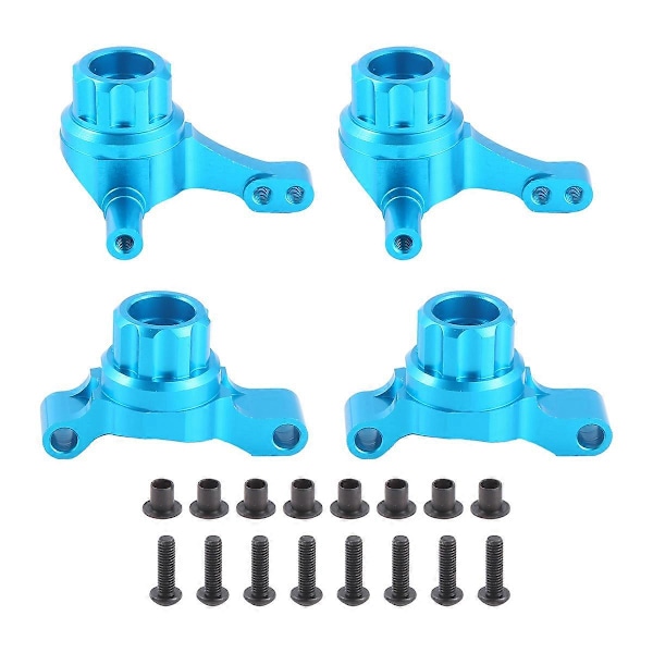 4st Metall Främre och Bakre Styrspindelleder Styrspindelset för TT02 TT-02 1/10 RC Bil Upgra (W)