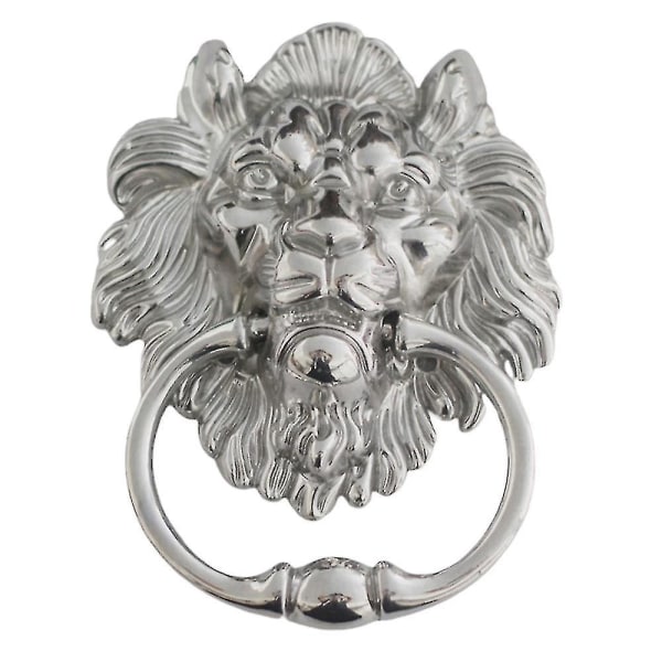 Krom Dropphandtag Ring Lejonhuvud Barstol/Matsalsstol/Möbelknopp Handtag fw