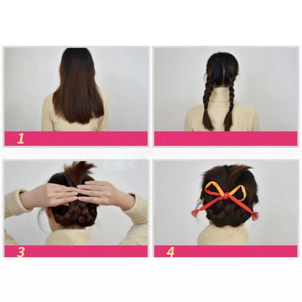 Japanska Manga Cosplay Kumihimo Your Name Armband Band Hårsmycke Lycka Smycken