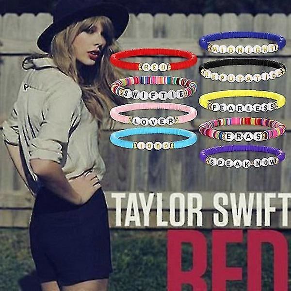 9 stk armbåndsett inspirert av Taylor Swift-album