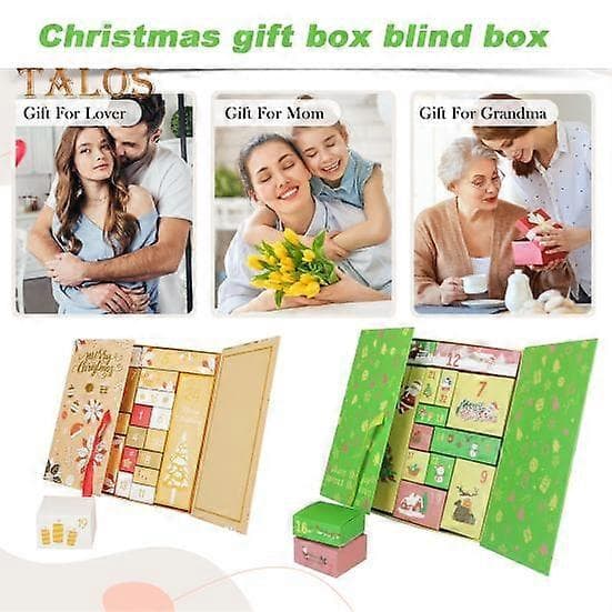 24-dagers DIY Adventskalender Kit 2024 Gullfyllbare Esker