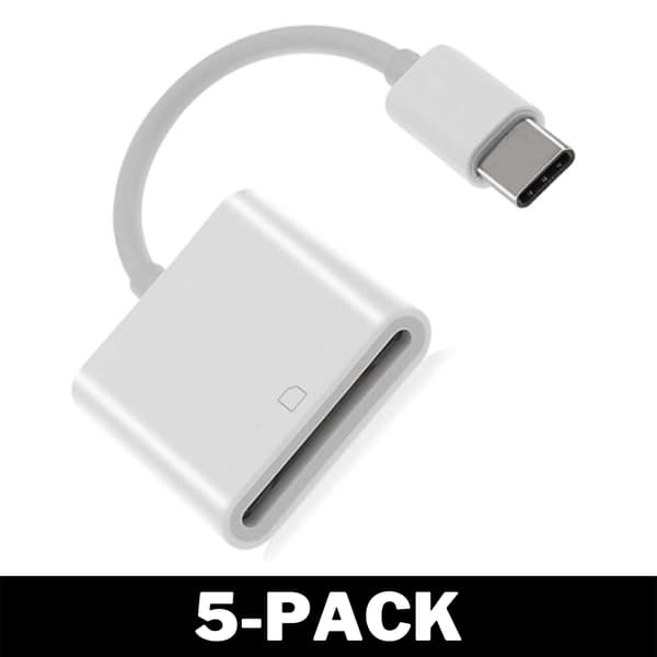 USB-C till SD-kortläsare för Android-enheter Vit