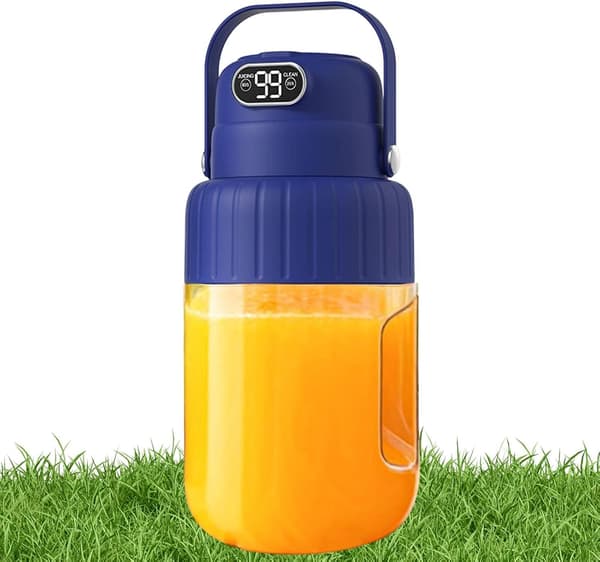 Bærbar Juicer Kop, 1000 ml | USB Elektrisk Blender med Juicefunktion – Ideel til Rejser (W)