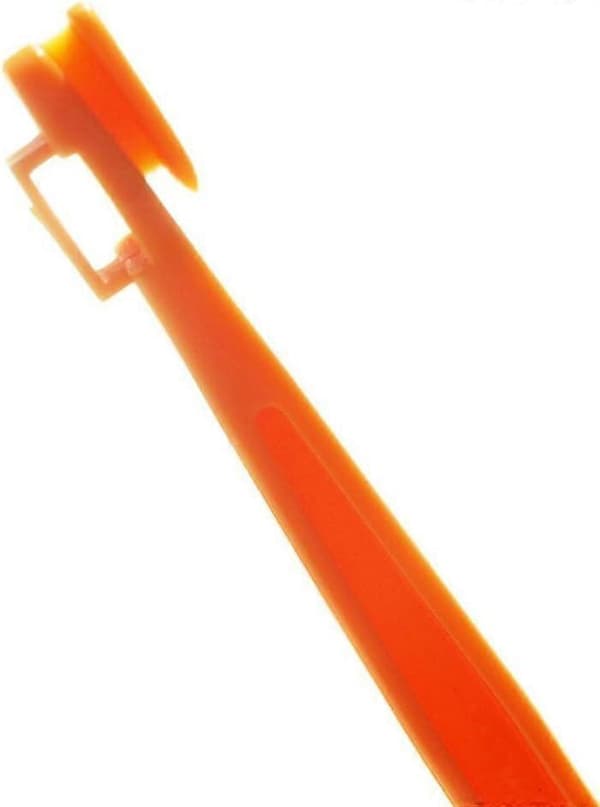 Sitrusfruktskrellere Sett med 6 for Appelsiner Sitroner Lime Mangoer Slitesterk Plast Ergonomisk Design (Fww)