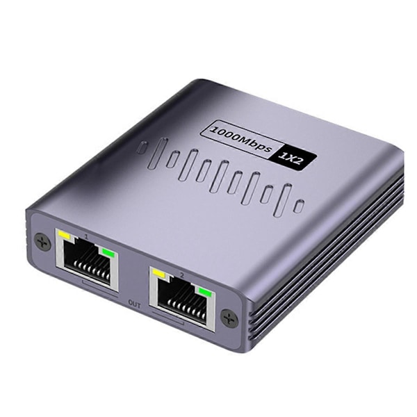 Nettverkskabel Splitter, Gigabit Nettverksport, En til To Allokering, Grensesnittutvidelse, En til To (W)