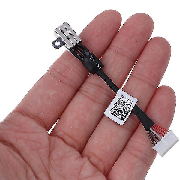 Til Dell Xps 15 9550 9560 DC Strømstik Opladningsport Socket Ledningsnet Kabel-dwdz (W)