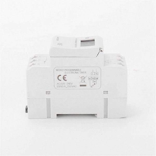Professionel Tidsstyringskontakt ATHC15 20A 30A Automatisk Timing Skinneinstallation (W)