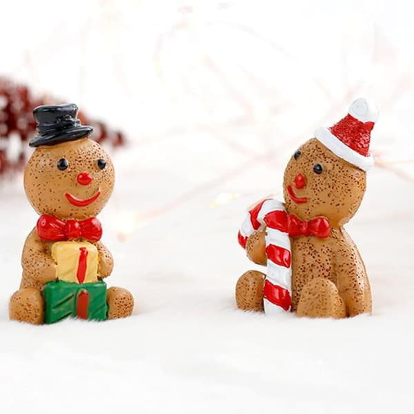 Pepparkaksfigurer (3-pack) - Juldekorationer för hemmet (W)