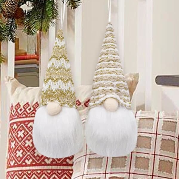 Tomte Ansiktslös Docka Hänge Julklapp