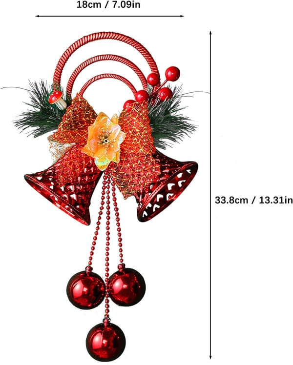 Juldekorationer Ornament Hängen Klocka för Hem Eldstad Träd
