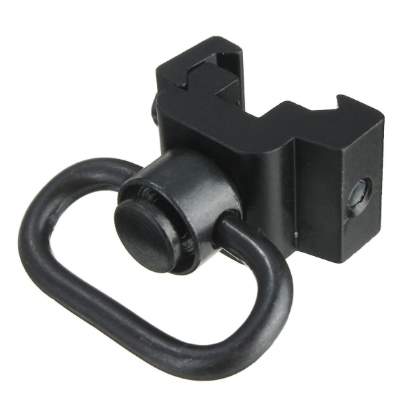 2x Quick Release Loss Qd Sling Swivel Tillbehör med 20 mm Picatinny Rail Mount Black fw