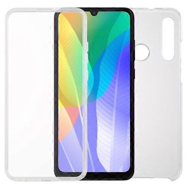Til Huawei Y6p PC+TPU Ultratyndt dobbeltsidet all-inclusive transparent etui (W)