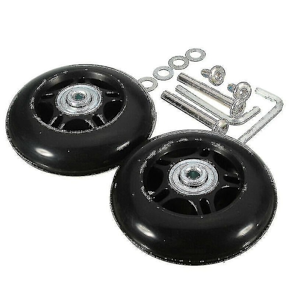 Tyst Resväska Rullväska Universal Hjul Gummi Löpare Resväska Lager Reparationskit -45mm*18mm- 43mm*18mm