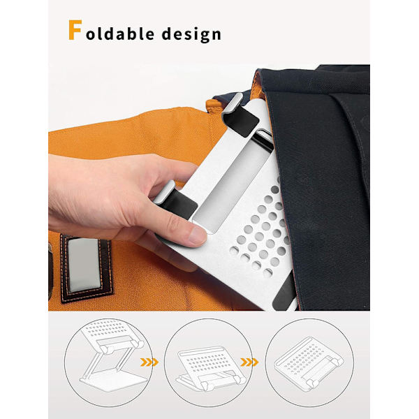Tablettiteline 7–13,3\" tableteille, alumiini, erittäin vakaa (W)