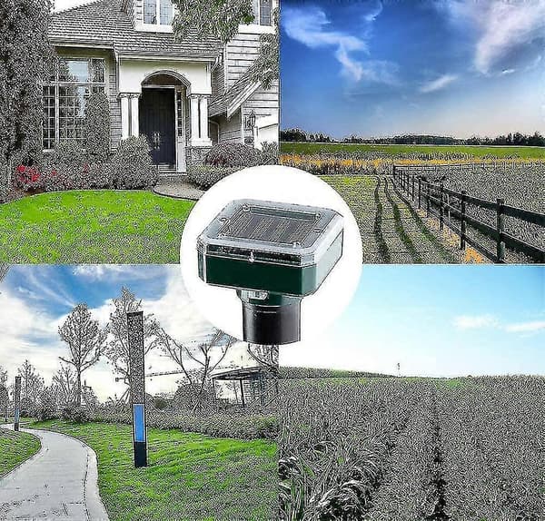 4 st Solar Ormavvisare för Utomhusbruk, Ormavvisare Ultraljud Solar, Ormavvisare för Utomhusbruk (Fww)