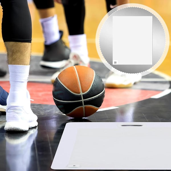 30x Basketboll Sticky Mat Sticky Golvmatta Inomhus Ren Tacky Grip Utbytbara Ark Tillbehör Ersättningsark Sticky Mat (B)