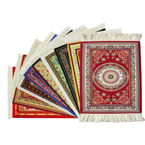 Mattmusmatta Orientalisk Persisk Mattmusmatta Datormusmatta för Bordsdekoration (B)