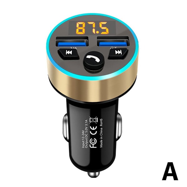 Bil Trådløs Bluetooth FM Transmitter MP3 Afspiller 2 Håndfri USB