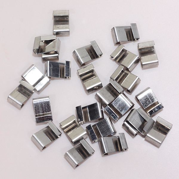 100 stk Drivhus Glassklemmer, Rustfritt Stål Z-Formet Rutefesteklemmer Drivhusklemmer Glassklemmer [FW]