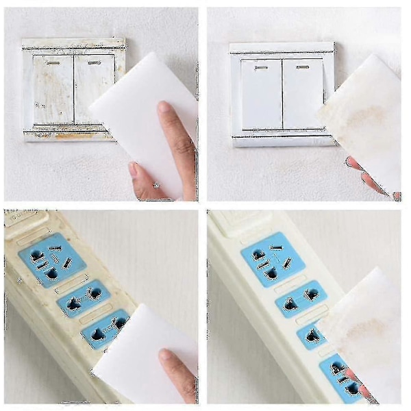 100-pakning Magic Sponge Eraser Rensesvamper Bulk (Fww)