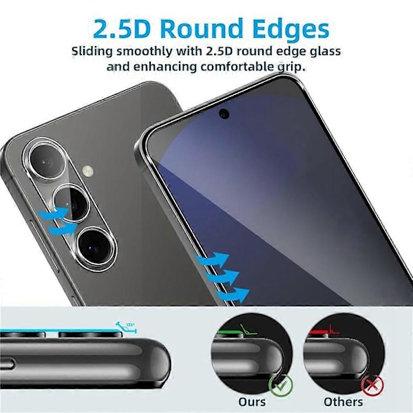 Til Galaxy A56 5G Hærdet Glas (W)