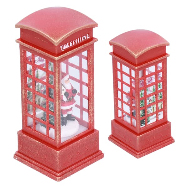 Telefonkiosk Juldekoration Nattlampa Present 5-pack