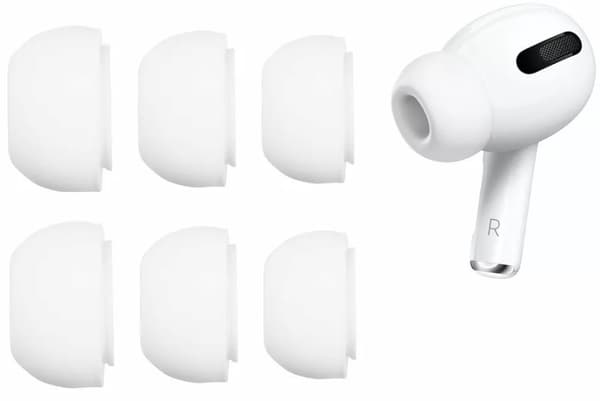 Silikonöronproppar för Apple AirPods Pro 1/2/3, S/M/L, svarta